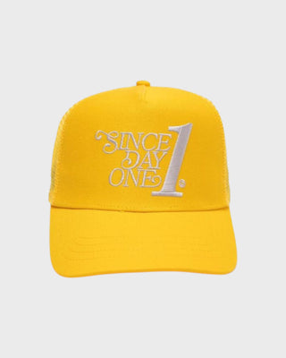 Zafiro Since Day One Trucker Hat - Yellow