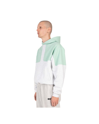 Shell Hoodie - Silver/Mint