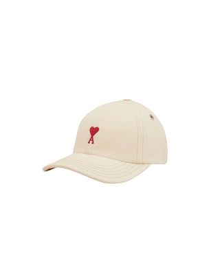 Ami De Coeur Embroidery Cap - White Cream