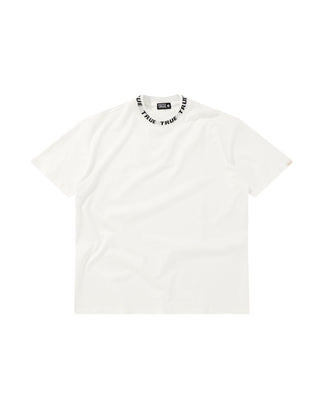 T-Shirt Oversized Knit Collar Ivory