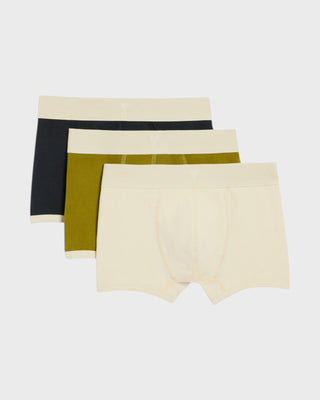 Three Pack Ami De Coeur Boxers - Anthracite/Bronze/Ivory