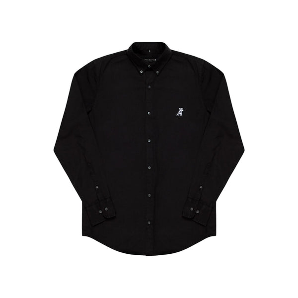 Men's Button Down Shirt - Black A11