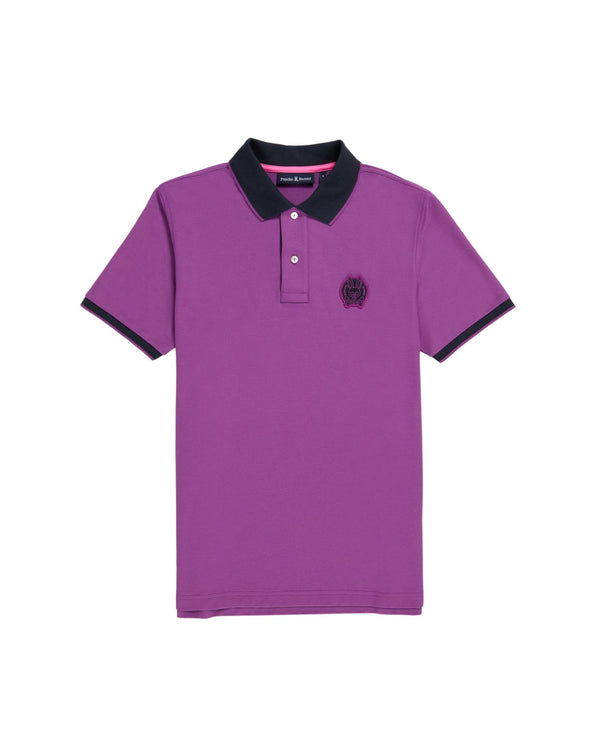 Men's Switzer Pique Fashion Polo - Very violet