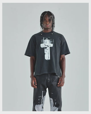 Act 1 Cross Tshirt Vintage Black