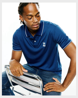 JOJI PERFORMANCE POLO NAVY PEONY