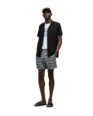 Cyrus AOP Swim Trunk - Black