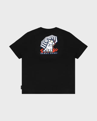 Kid's Seaside Graphic Tee - Black Beauty