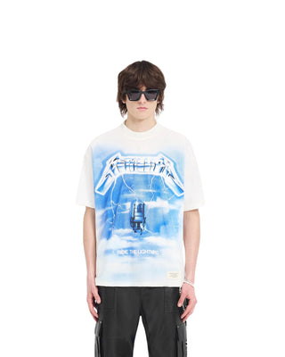 Metallica Ride The Lightning S/S T-shirt - Flat White