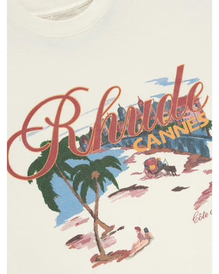 Cannes Beach Tee - VTG White