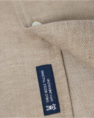 Windcrest Linen Blend Short Sleeve Shirt - Solid Crockery