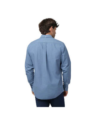 Mens Oxford Button Down Shirt - Copen Blue A11