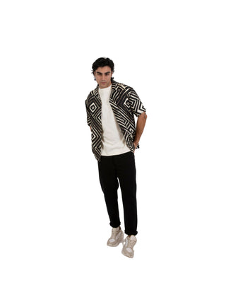 Inimigo Navajo Mosaic Silk Shirt - All Over