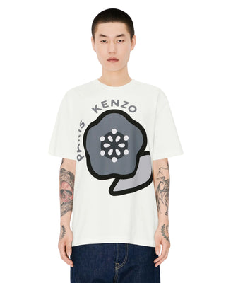 'Kenzo Pop' T-shirt in Cotton - Off White