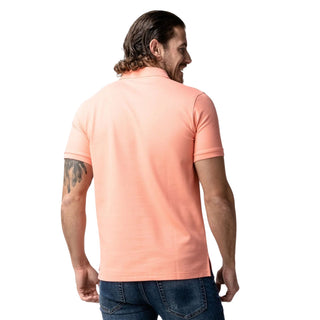Men's Regular Fit Polo Shirt - Peach Pink A50
