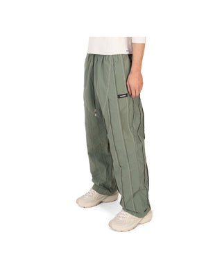 Pleated Pant - Sage/Cream
