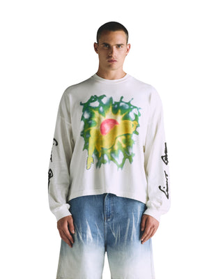 Helios Sun Girl L/S Boxy Fit T-shirt - White