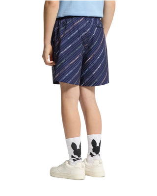 Kids Renmark PB Printed Swim Trunk - Evening Blue