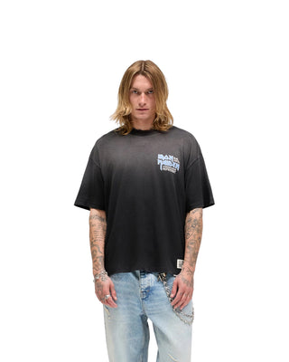 Iron Maiden Anniversary T-shirt - Stained Black