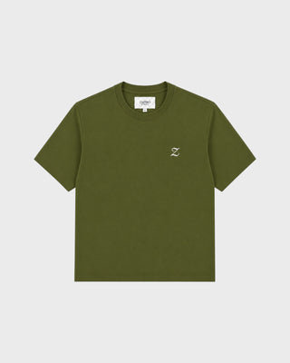 Di Casa Crew Neck T-Shirt S/S - Olive Sage