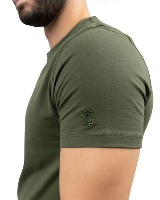 Zafiro Classic T-shirt Crew Neck - Olive