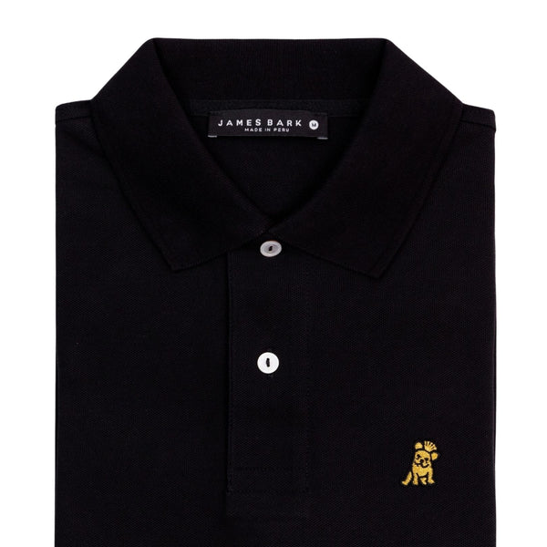 Regular Fit Polo Shirt- Black A36