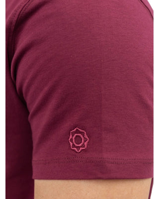 Zafiro Classic T-shirt Crew Neck - Wine