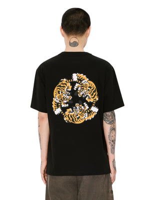 'Kenzo Verdy Market' Genderless Oversized T-shirt in Cotton - Black