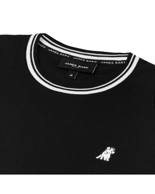 Men's Striped Jersey T-shirt - Black SV12