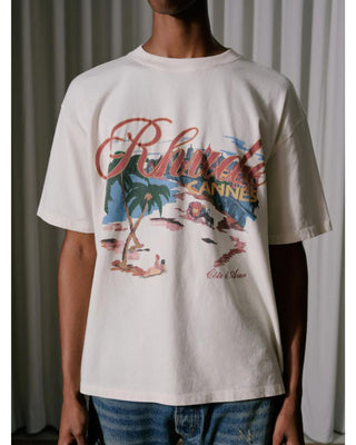 Cannes Beach Tee - VTG White