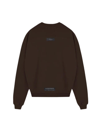 Golden Hills III Embroidered Eagle Sweatshirt - Brown