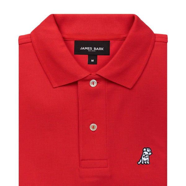 Men's Regular Fit Polo Shirt - Risk Red A11