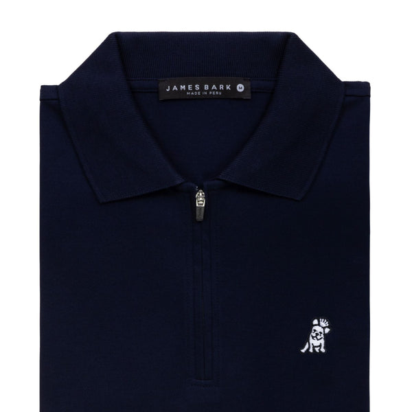 Men's Travel Polo Shirt - Navy A50