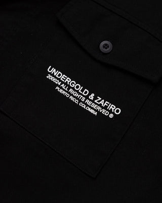 Riviera Heavyweight Short Sleeve Shirt - Black
