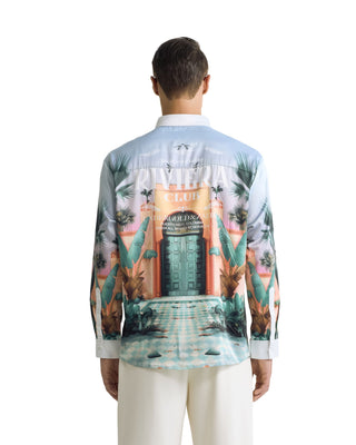Riviera Club Long Sleeve Shirt - Riviera Pattern