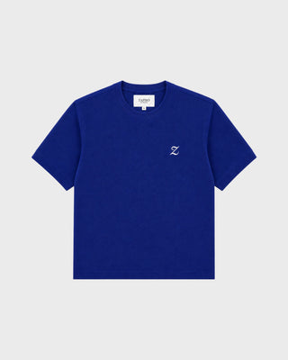 Di Casa Crew Neck T-Shirt Pique - Navy