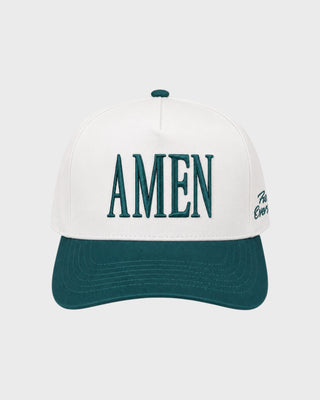 AMEN TRUCKER HAT - D.GREEN