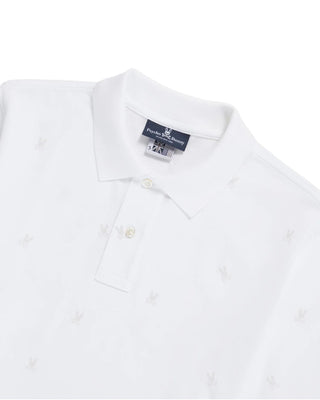 Men's Lands Birdseye Fashion Polo - White