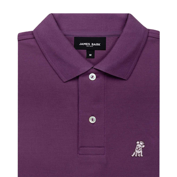 Men's Regular Fit Polo Shirt - Plum A211