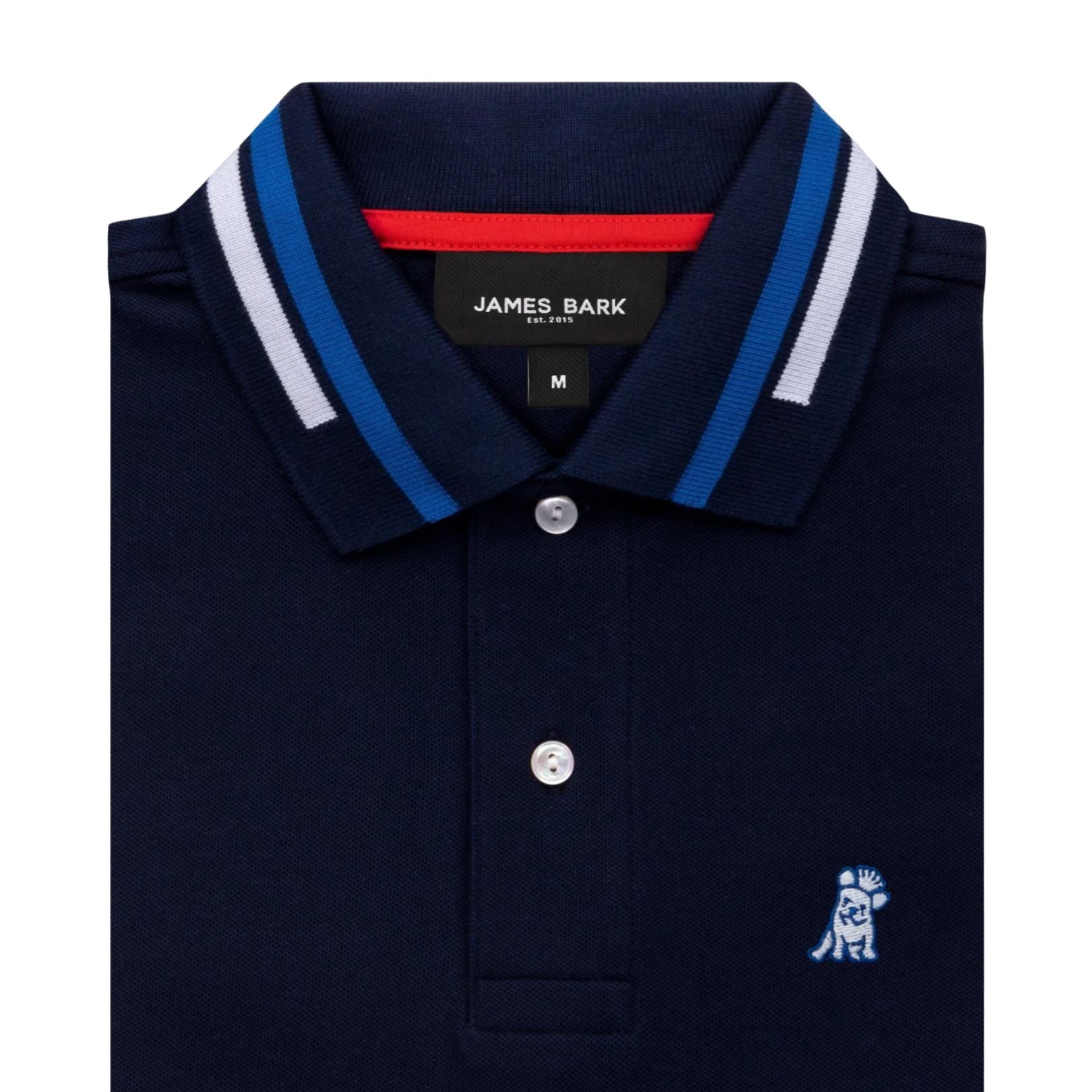 WRANGLER STRIPE POLO SHIRT NAVY