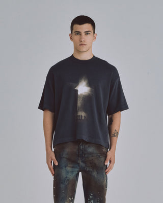 94’ Crosslight Boxy Fit T-Shirt - Vintage Gray