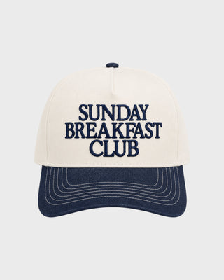 SUNDAY BREAKFAST CLUB TRUCKER HAT - D.DENIM