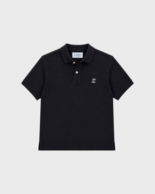 Di Casa Pique Polo - Black