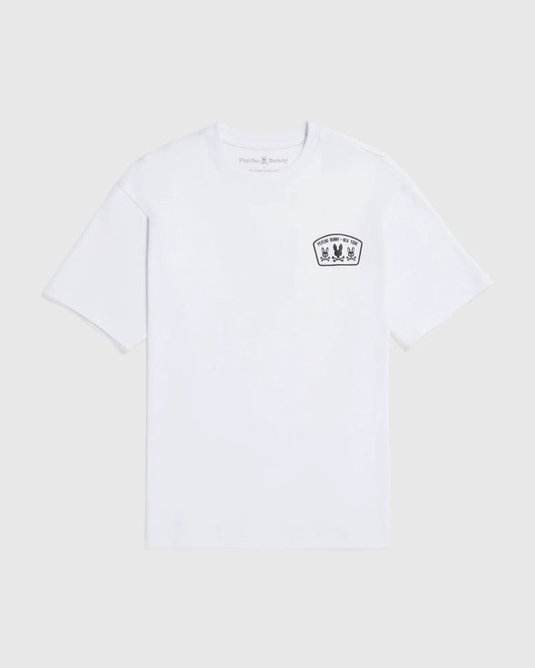Lambert Relaxed Fit Graphic Tee - White