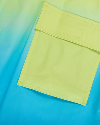 Malta Ombre Hydrochromic Swim Trunk - Wild Lime
