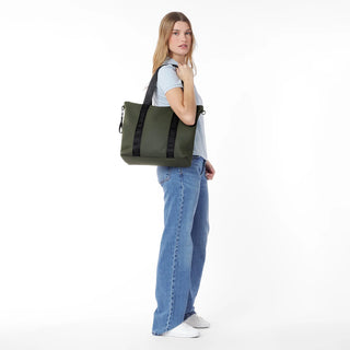 Waterproof Tote Bag Olive Green