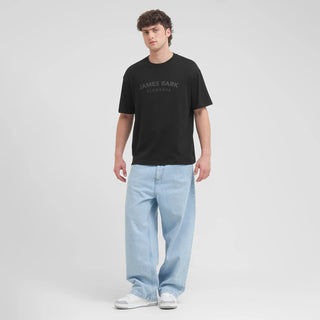 Men's Relaxed Fit Heavy Jersey Tee Black Beauty