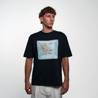 Finestra Sul Mare T-Shirt - Navy