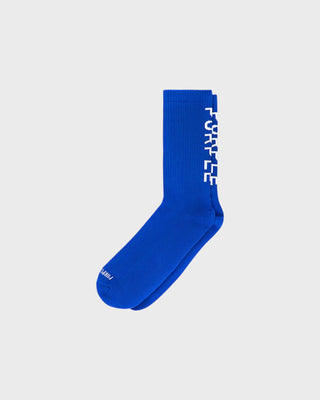Purple Sock - Blue