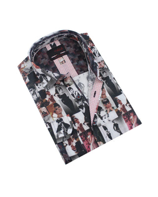 EX L/S Shirt M-20129 - White/Black