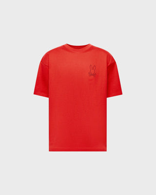 Shawn Relaxed Front And Back Graphic Tee - Bitter Sweet